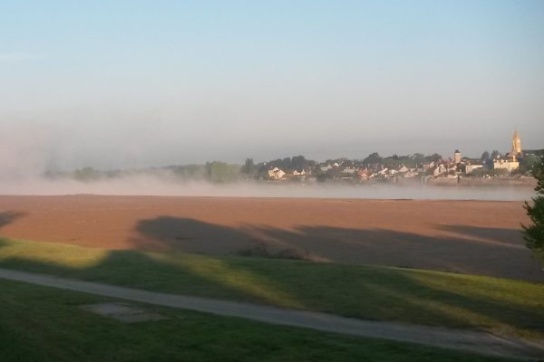 Brume matinale Ingrandes sur Loire - TPKayak -